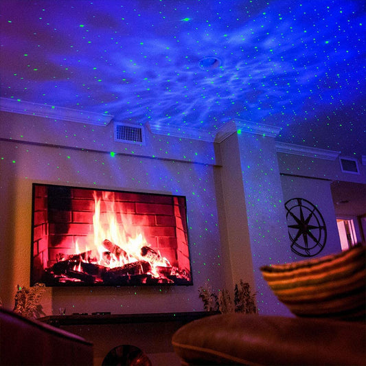 Alexa Compatible Laser Projector w/LED Nebula Cloud for Game Rooms, Home Theater, or Night Light Ambiance