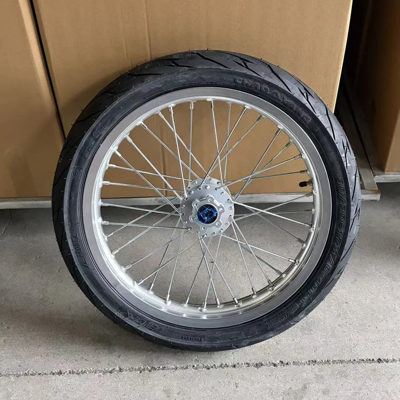 For SURRON S/X Motorcycle Rear Wheel Set Modified Climbing Tire 17*2.15*36H New Condition for Surron Light Bee X/S Modified Full