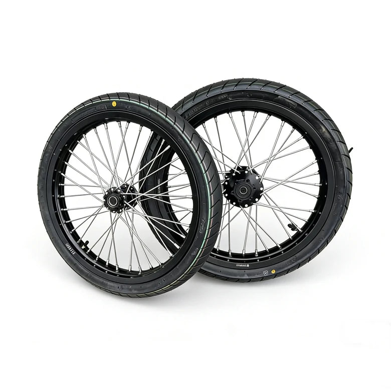 70/90-17 90/80-17 Talaria X3 X4 Sur-Ron Surron Light Bee X Electric Dirt Bike Wheel Kit Tyres Supermoto Wheels 16inch Rear Wheel