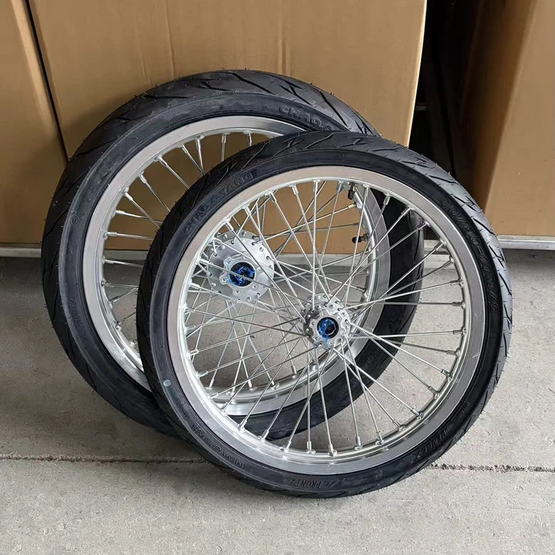 For SURRON S/X Motorcycle Rear Wheel Set Modified Climbing Tire 17*2.15*36H New Condition for Surron Light Bee X/S Modified Full