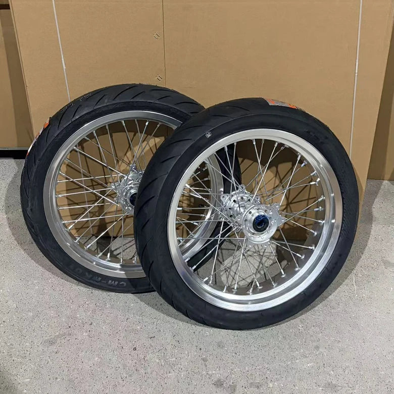 17 Inch Ultra Bee Supermotor Rims Electric Bike Spare Parts Assembly Front & Rear 17x2.5/17x3.5 Road Tire Condition New