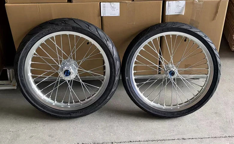 For SURRON S/X Motorcycle Rear Wheel Set Modified Climbing Tire 17*2.15*36H New Condition for Surron Light Bee X/S Modified Full
