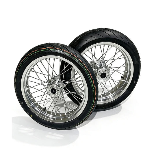 17 Inch Ultra Bee Supermotor Rims Electric Bike Spare Parts Assembly Front & Rear 17x2.5/17x3.5 Road Tire Condition New