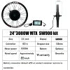 72v 3000w MTX Rear Wheel Ebike Electric Bike Hub Motor Conversion Kit with Optional Lithium Battery