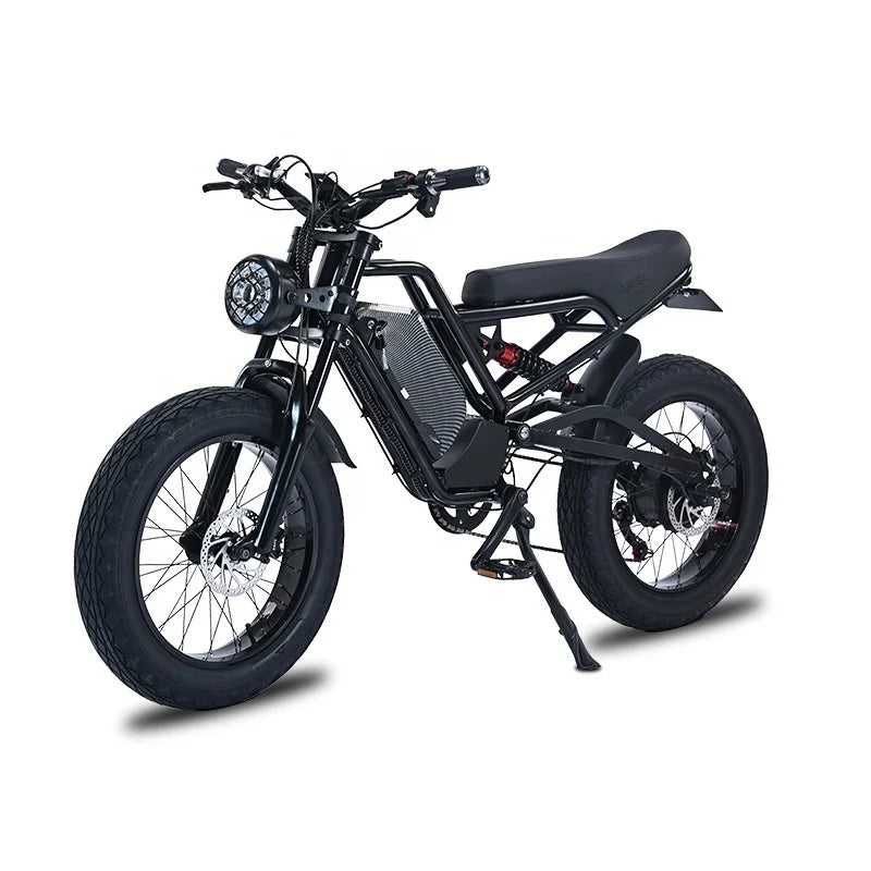 Fast Speed Retro 1500W Downhill Cruiser Sports Off Road Ebike 20 Inch MTB Rtr Electric Fat Tire Dirt E Bike