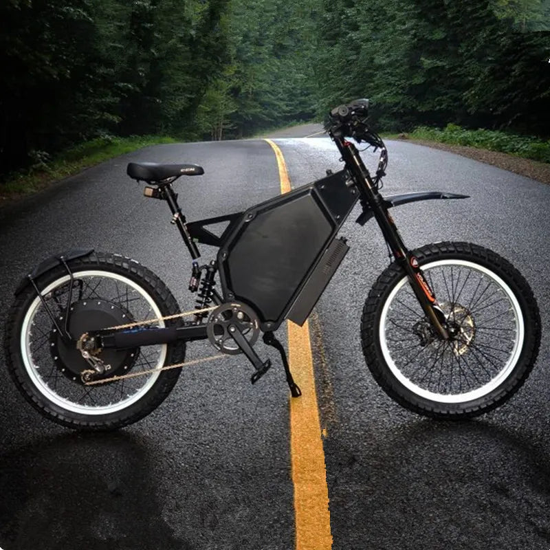 72V 48Ah Big Lithium Battery Electric Bicycle Long Range Ebike 12000w Enduro Bomber Electric Bike