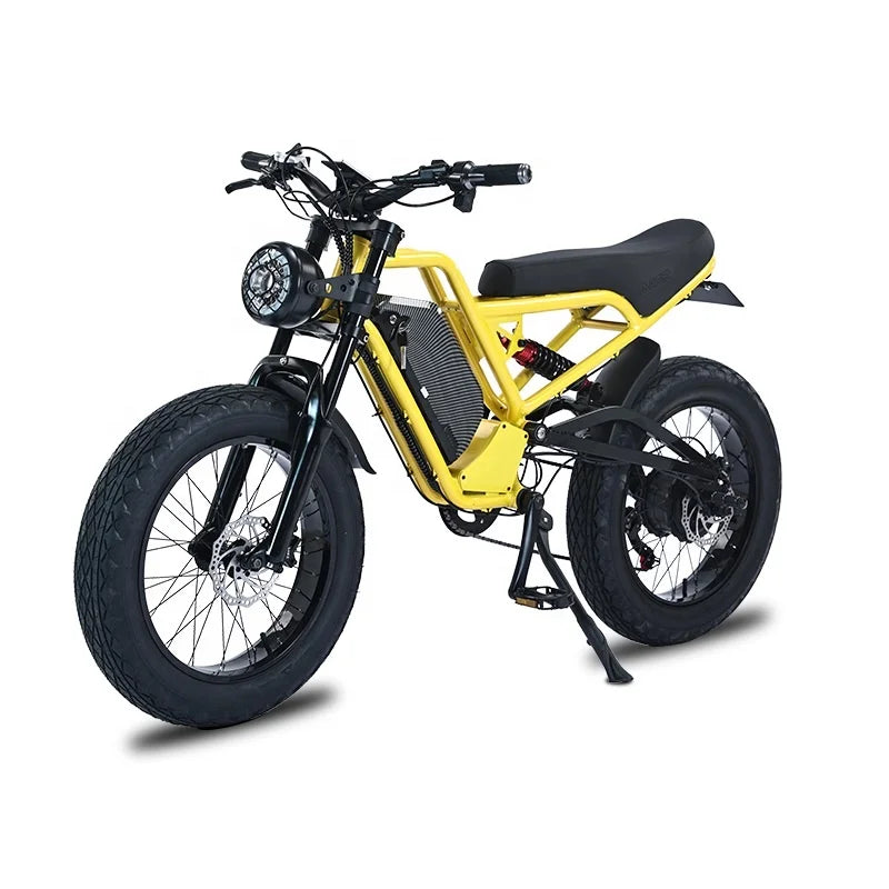 Fast Speed Retro 1500W Downhill Cruiser Sports Off Road Ebike 20 Inch MTB Rtr Electric Fat Tire Dirt E Bike