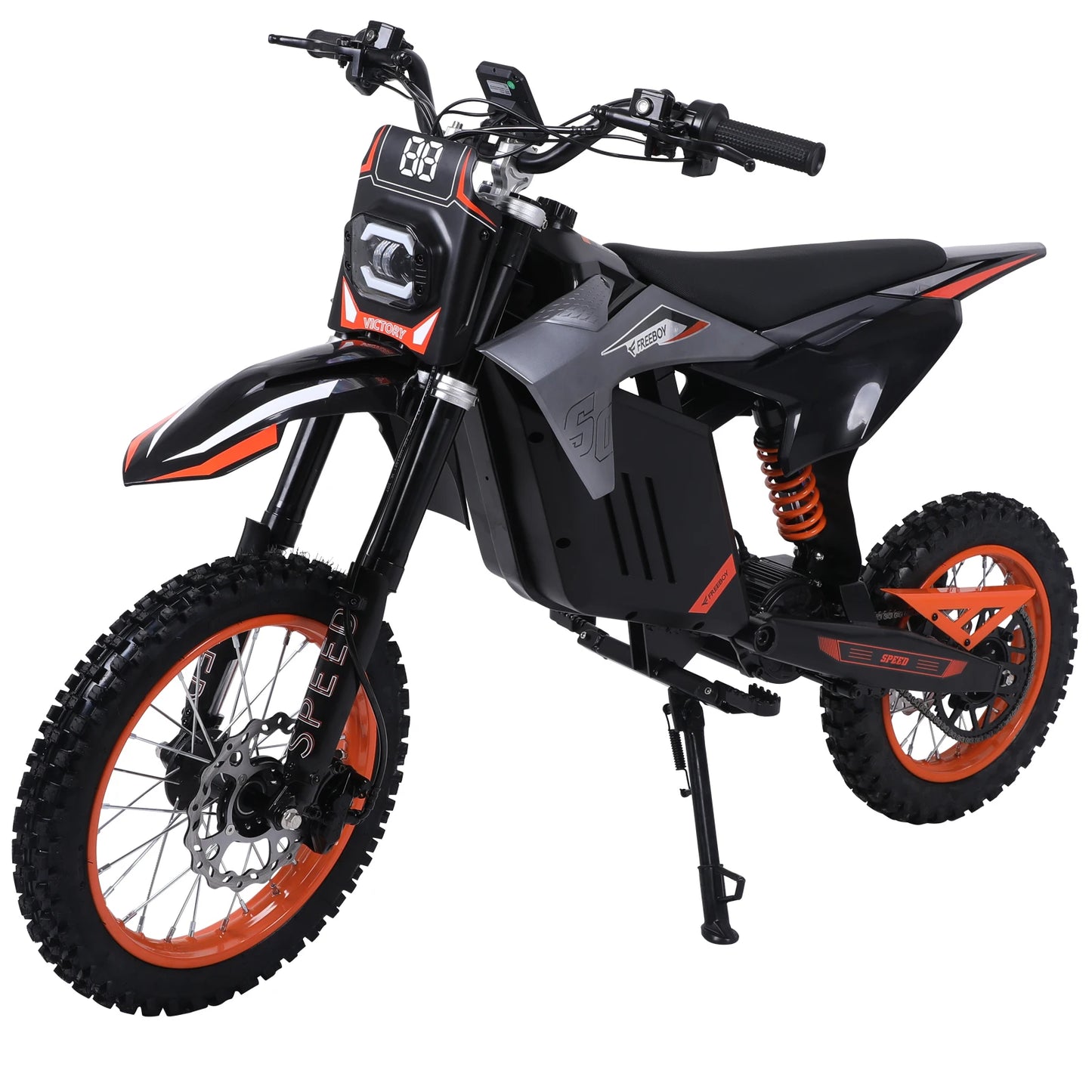US Warehouse Off-Road Electric Dirt Bike Pit Bike Lithium Battery 3000W Off-Road Motorcycle With 150kg Load Capacity