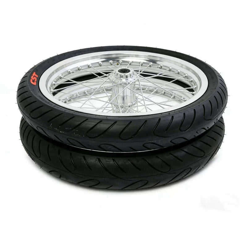 70/90-17 90/80-17 Talaria X3 X4 Sur-Ron Surron Light Bee X Electric Dirt Bike Wheel Kit Tyres Supermoto Wheels 16inch Rear Wheel
