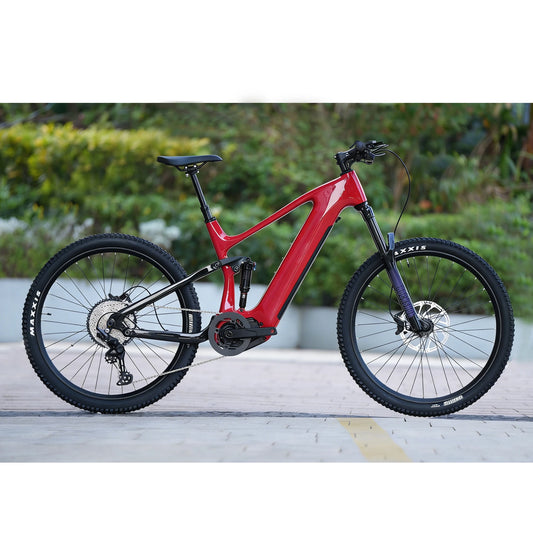 48V Electric Mountain Bike Electric EMTB E MTB EBike With Full Suspension Central Motor 29 Inch