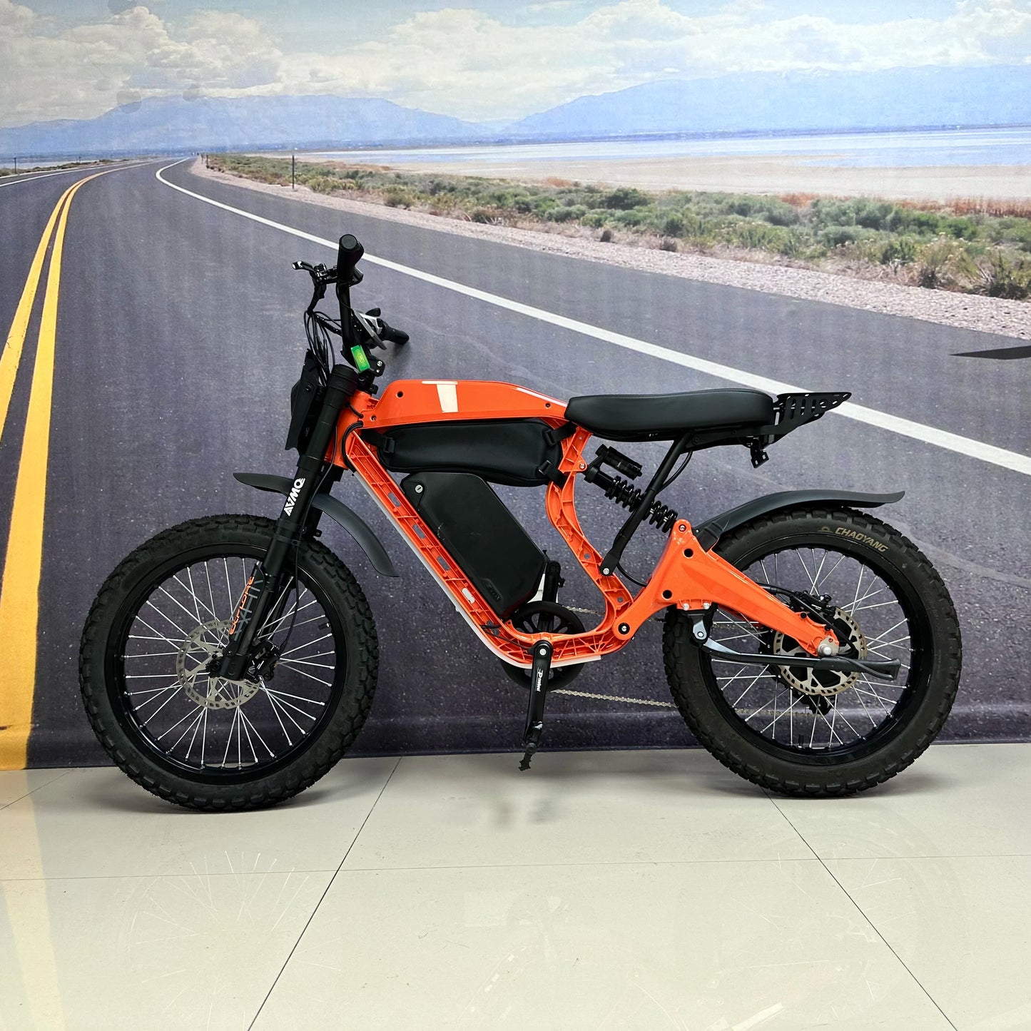 Free Shipping Oway Rush 2000W 52V HIGH SPEED OFF-ROAD EBIKE  Shimano 7 Speed  Invert Front Fork Range | 60-90 Miles Dirt Bike