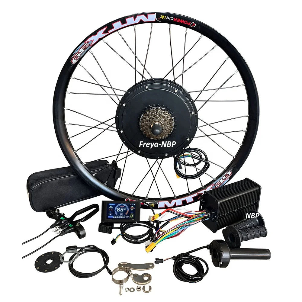UK Stock 52V2000W MTX 45A Sine Wave SW900 Color surron Throttle Electric Bike Bicycle Rear Motor Conversion Kit 52V20Ah Battery