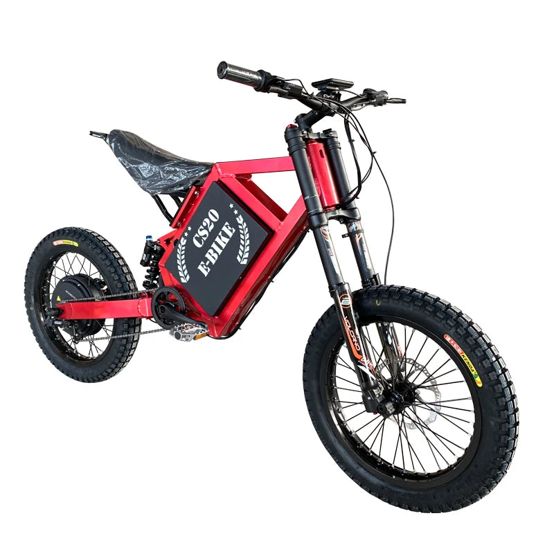 High Quality CS20 72v 12000w 40ah Electric Dirt Bike Enduro Ebike  Bomber Electric Bike