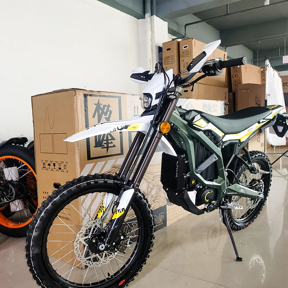 ULTRA BEE Electric Dirt Bike 74V 12500W Middrive Ebike 56Mph 55Ah 21700 120Km Range 19Inch Off Road Electric Motorcycle US Stock