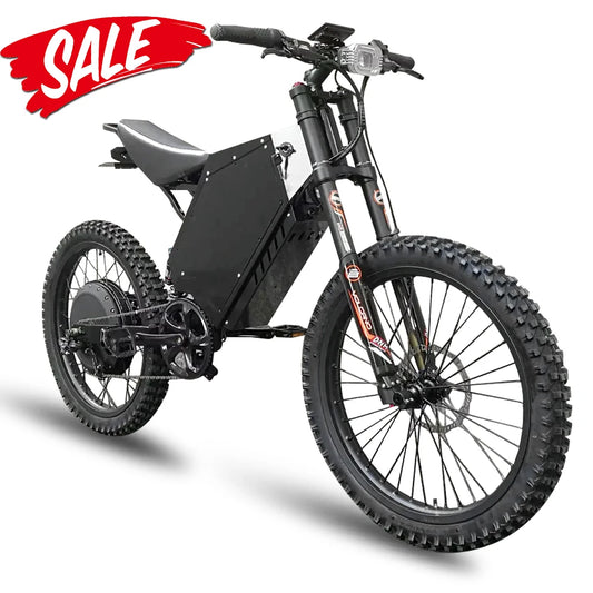 Cool Road 8000W Electric Bicycle Ebike 72v Bomber Electric Dirt Bike with Integrated Steel Frame Fast Shipping