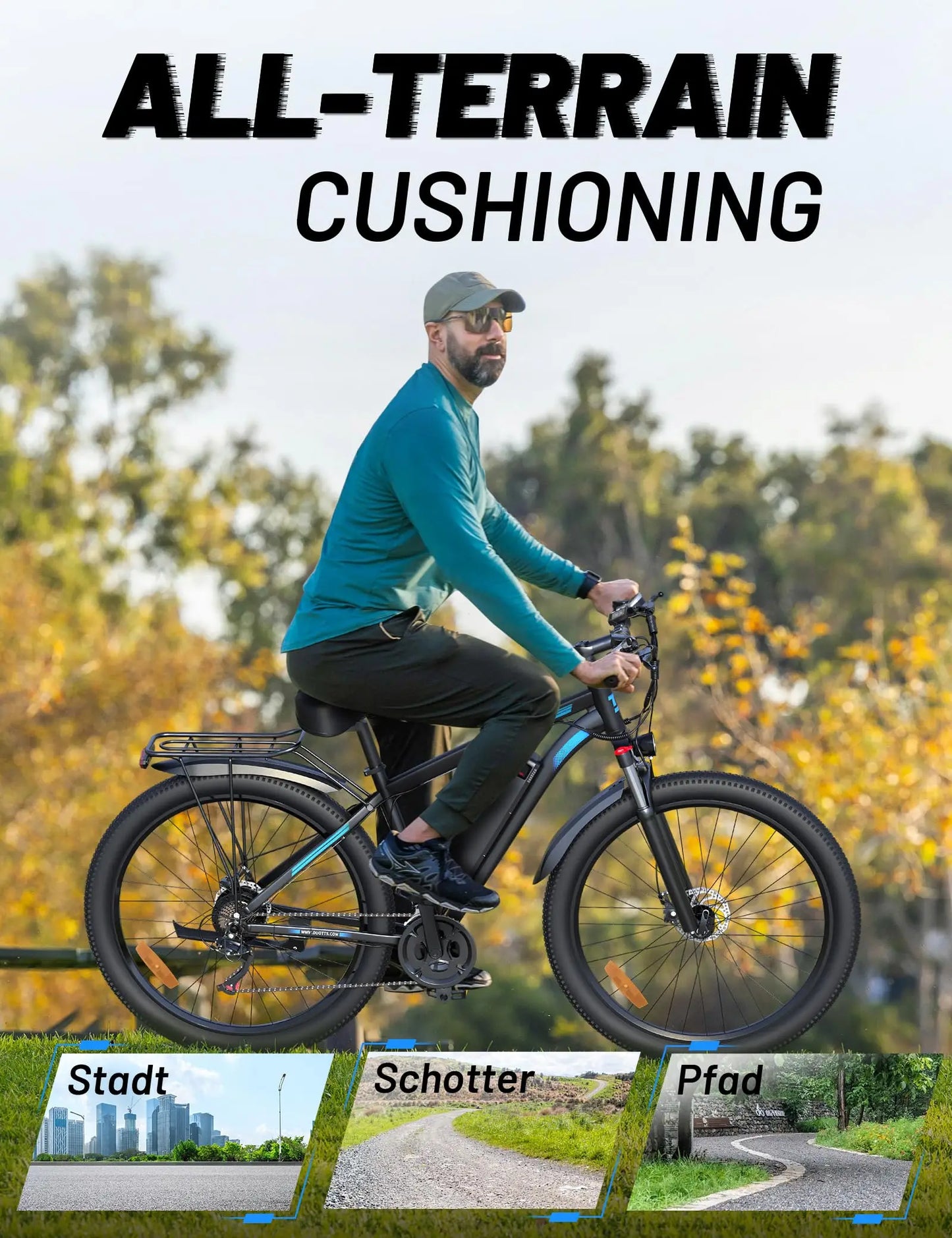 Free Shipping EU UK Warehouse Duotts C29 Electric E Bike 48V 15Ah Electric Bicycle Aluminum Frame 29Inch Tire Mountain Ebike