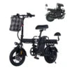 Free Shipping From US Warehouse Ebike for 500W 14-inch Foldable Electric Scooter Electric Bicycle Available in Multiple Colours.