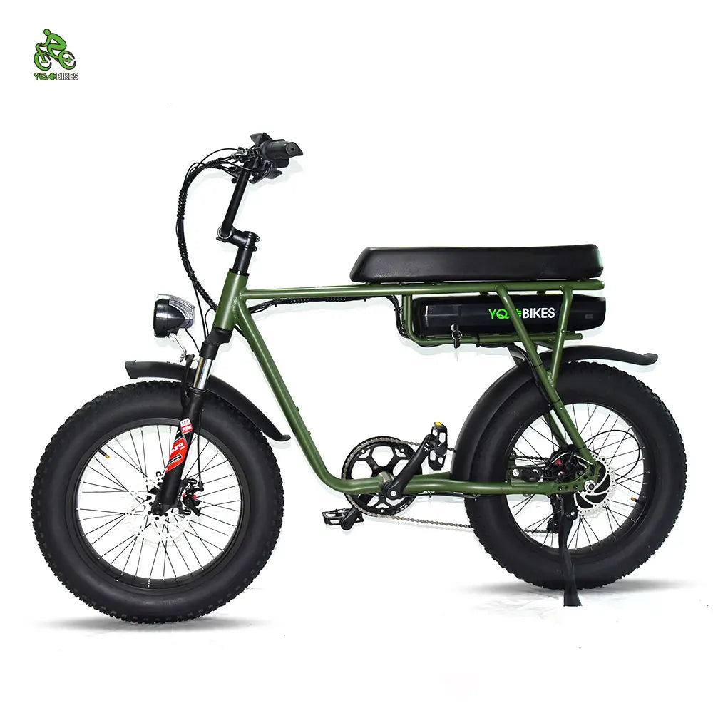 USA Stock 1000W13Ah Adult Electric Bicycle 48V Retro Pedal Assisted Electric Bike Fat Snow Mountain Ebike