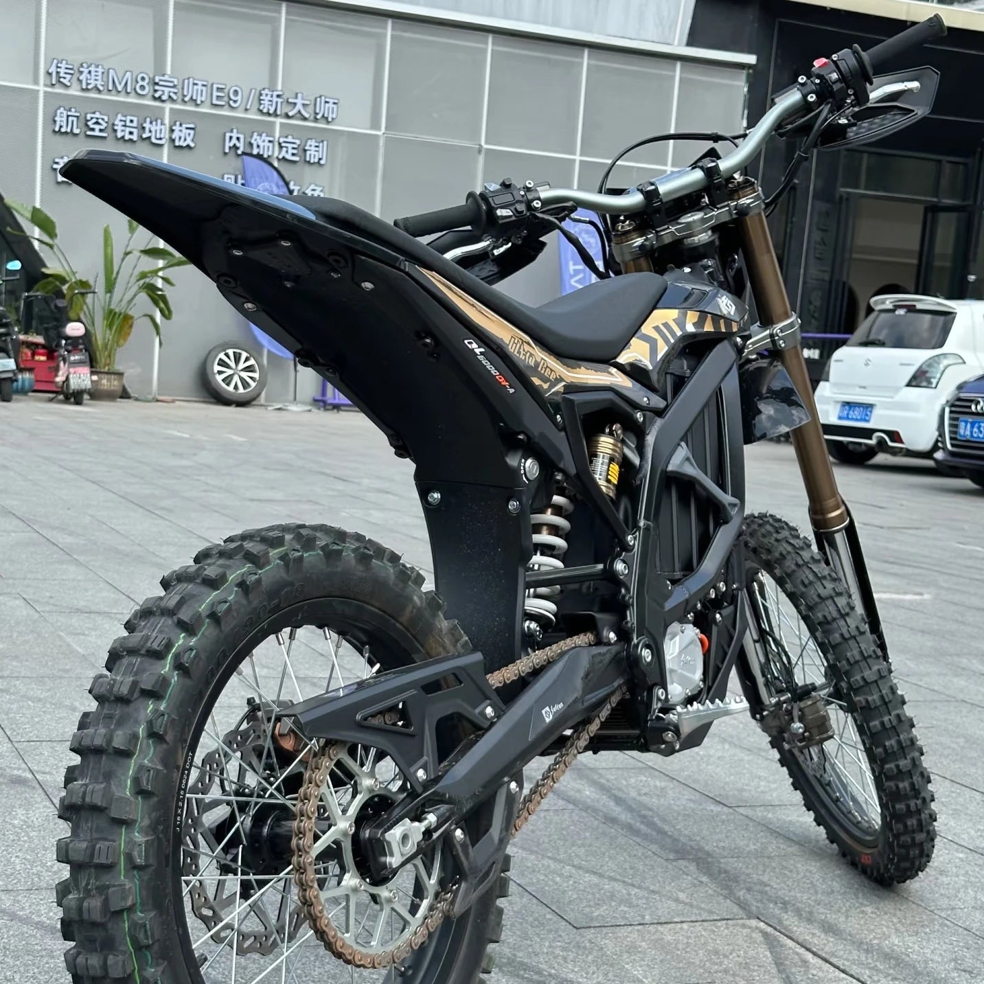 2026 ULTRA BEE Enduro Electric Motorcycle 74V 24500W MIDDRIVE OffRoad Ebike 60Ah Long Range Powerful Electric Dirt Bike US Stock