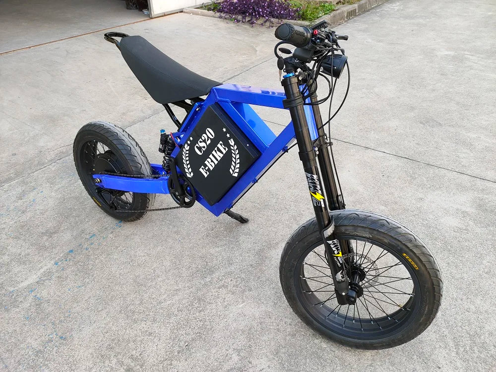High Quality CS20 72v 12000w 40ah Electric Dirt Bike Enduro Ebike  Bomber Electric Bike