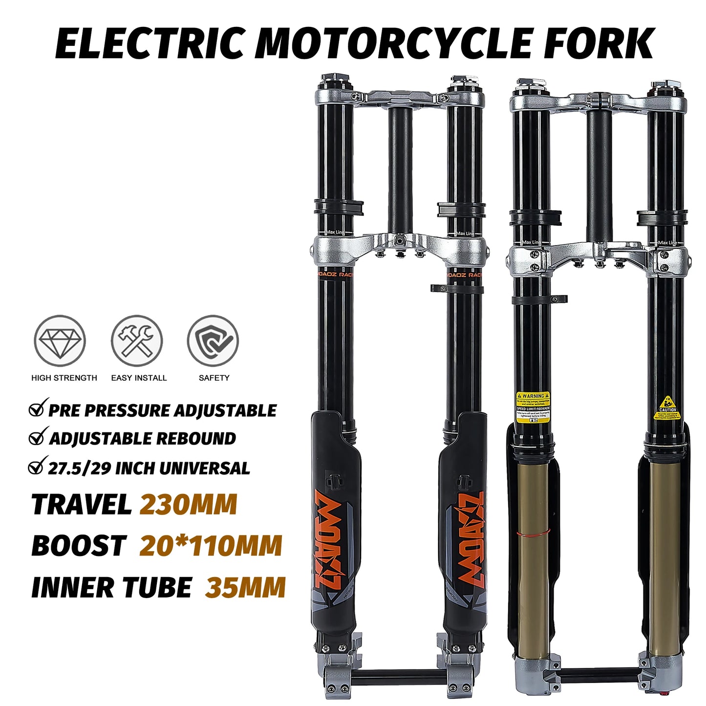 Dirt Bike Part Light X S Motorcycle Shock Absorber Front Fork for SURRON