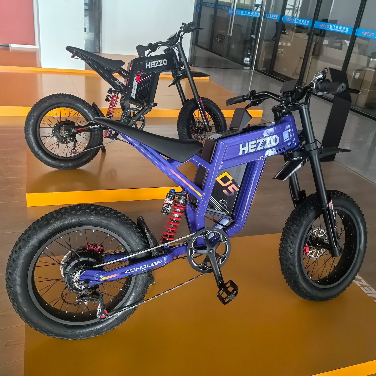 HEZZO D5 Fat Ebike 60V 3000W 160Nm Powerful Electric Off-Road Bike 30A 21700 Lithium 120Km Long Endurance USA EU Stock