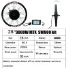 72v 3000w MTX Rear Wheel Ebike Electric Bike Hub Motor Conversion Kit with Optional Lithium Battery