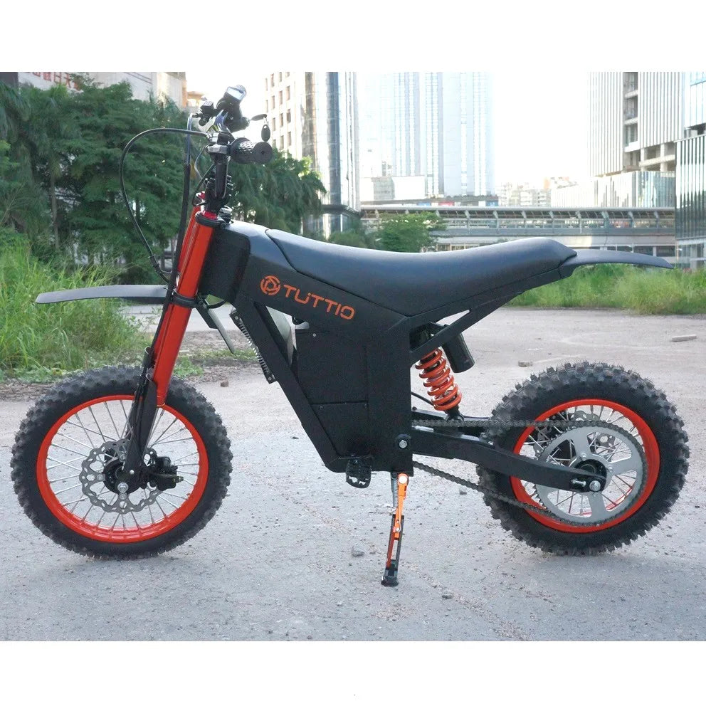 Fast Beach Cruiser Tutio Soleil01 2000W 14 Inch Electric Downhill Dirt Bike Off Road Ebike Only Sell in USA Warehouse