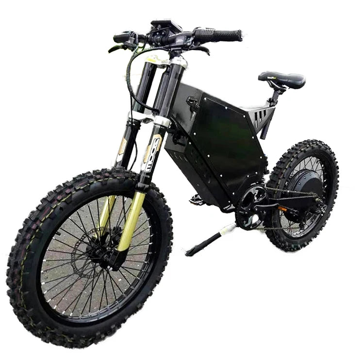 Cool Road 8000W Electric Bicycle Ebike 72v Bomber Electric Dirt Bike with Integrated Steel Frame Fast Shipping