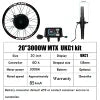 72v 3000w MTX Rear Wheel Ebike Electric Bike Hub Motor Conversion Kit with Optional Lithium Battery