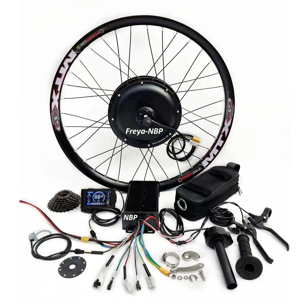 UK Stock 52V2000W MTX 45A Sine Wave SW900 Color surron Throttle Electric Bike Bicycle Rear Motor Conversion Kit 52V20Ah Battery