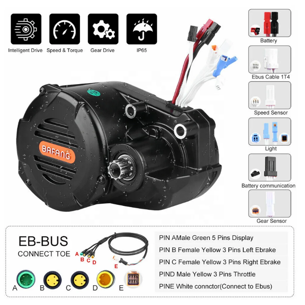 2026 Newest Third Version Bafang G510 M620 Ultra 48V 52V 1000W Bare Motor for Full Suspension Ebike